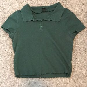 Wild fable dark green crop top